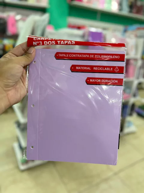 Carpeta Nro 3 Tapa Blanda Violeta Fresh - Rideo