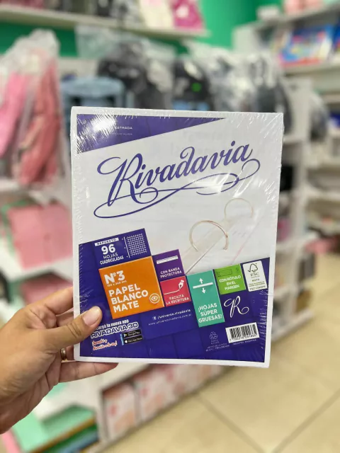 Hojas Cuadriculadas Nro. 3 X96 - Rivadavia