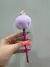 Lapicera Borrable Pompon Violeta de Unicornio -Wero