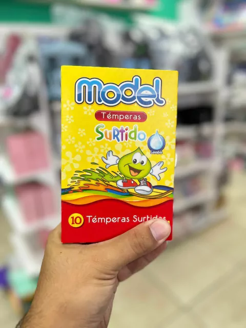 Temperas Surtidas Lavables X10 - Model