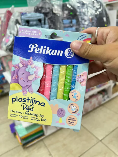 Plastilinas Color Pastel X10 - Pelikan
