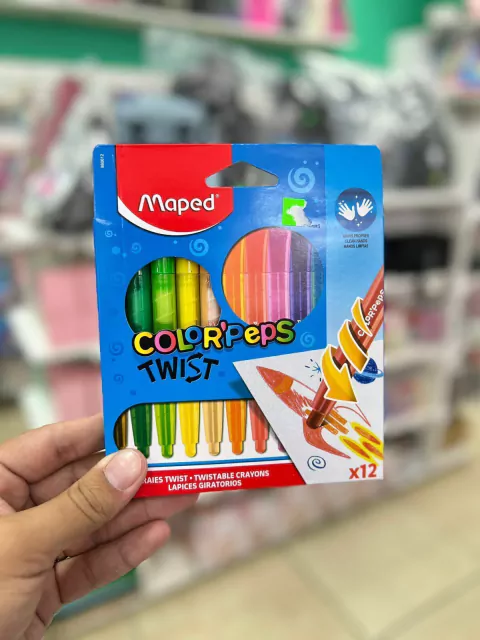 Crayones Giratorios X12 ColorPeps - Maped
