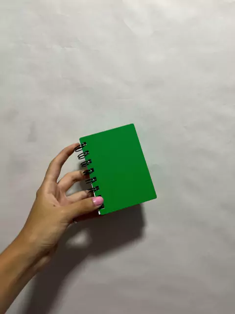 Libreta A7 - Entelado Verde Clásico - Rideo