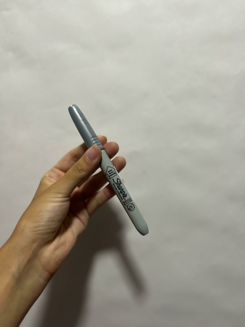 Marcador Permanente Metálico- Sharpie Plateado