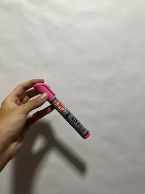 Marcador Permanente - 411 Plus Trabi (Rosa)