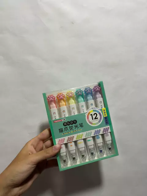 Resaltadores Doble Punta Gatito X12 - Twingo