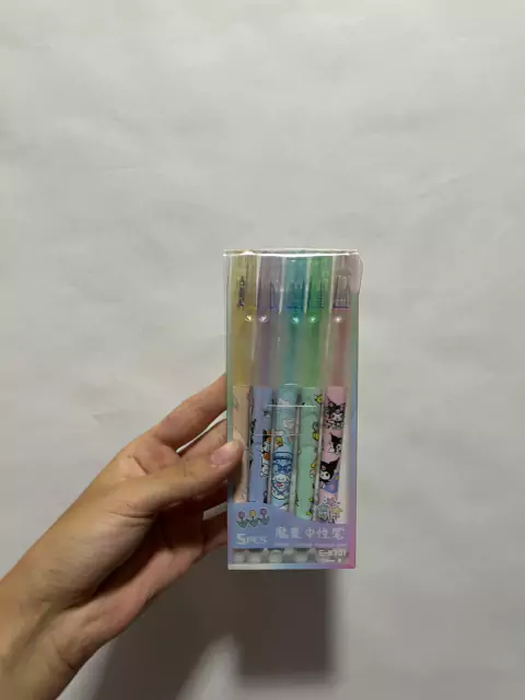 Lapiceras de Colores Kawaii X5