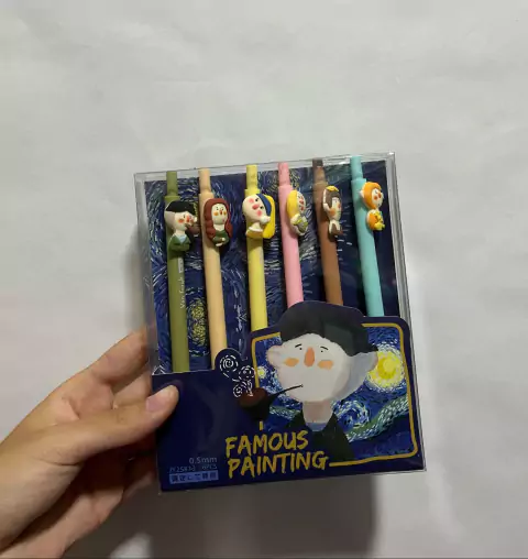 Lapiceras Negras de Famosos Pintores