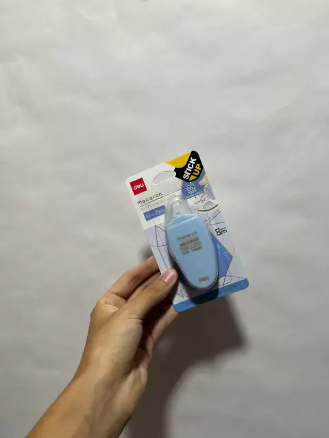 Adhesivo Roller Pastel Celeste - Deli