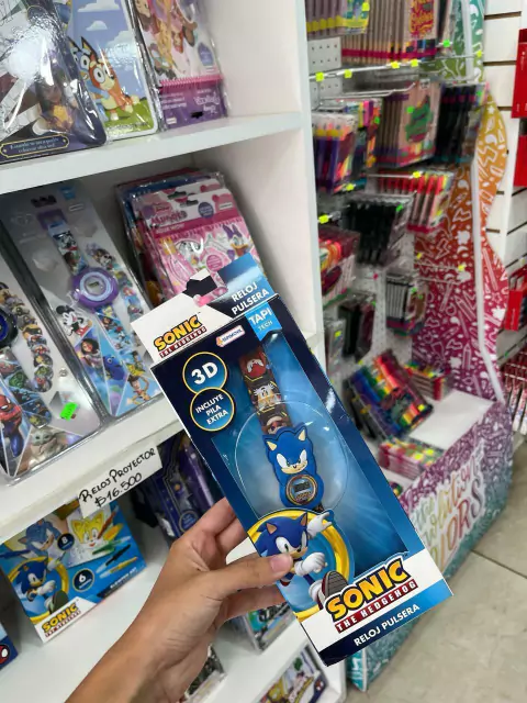 Reloj Pulsera 3D - Sonic TapiMovil