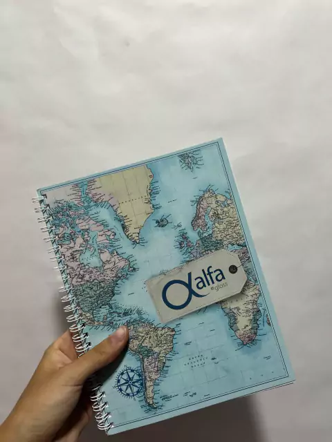 Cuaderno con Espirales N5 Cuadriculado - Alfa