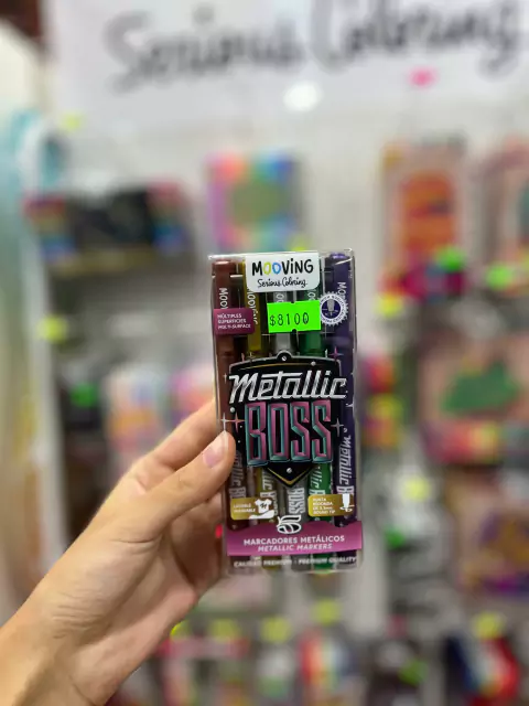 Marcadores Metalizados X5- Mooving