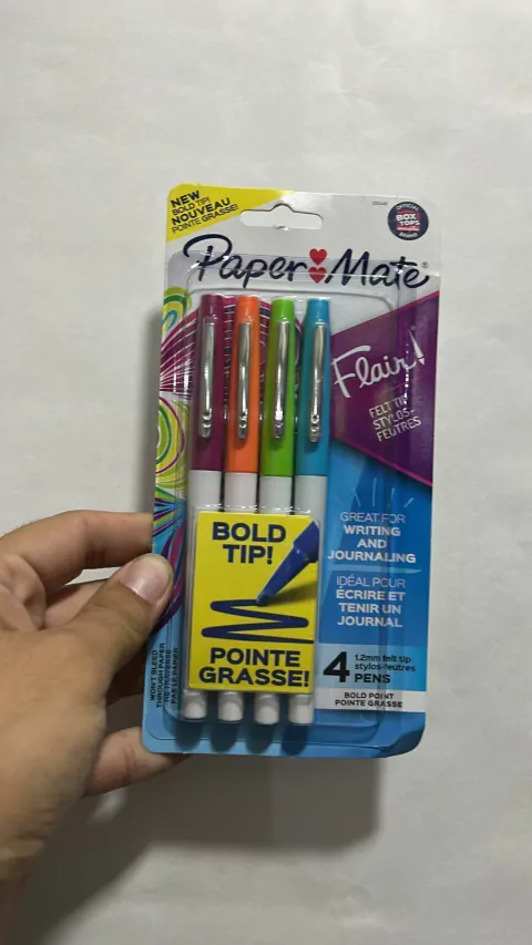 Marcadores Punta de Fieltro X4 - Paper Mate