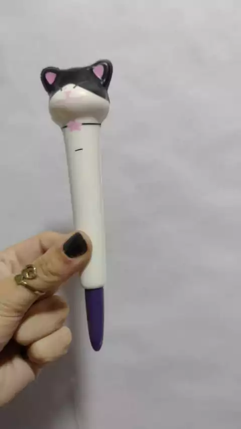 Lapicera Azul Squishi-Gatito de la suerte - (copia)
