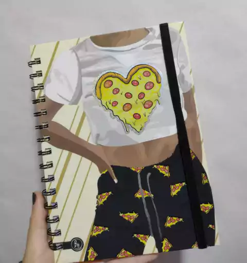 Cuaderno A5 Pizza-RY