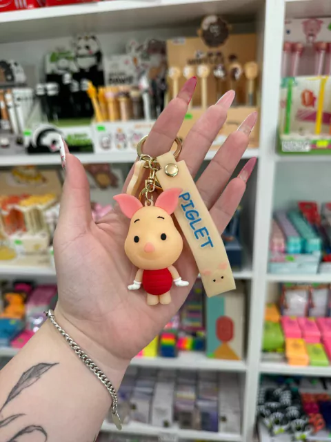 Llavero de Goma Winnie The Pooh Piglet