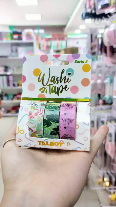 Washi Tape Talbot-Serie 3 - Jungle 3X