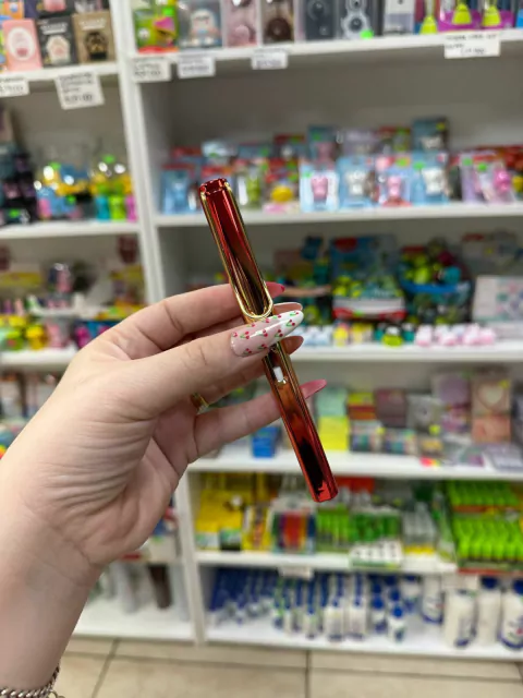 Lápiz Infinito + Goma de borrar-Rojo y dorado metalizado