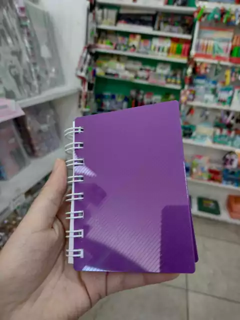 Libreta A7 - Line Pastel Violeta -Rideo