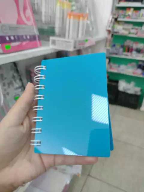 Libreta A7 - Line Pastel Celeste oscuro - Rideo