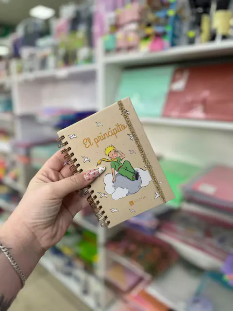 Cuaderno A6 el principito - Rozini-Color beige