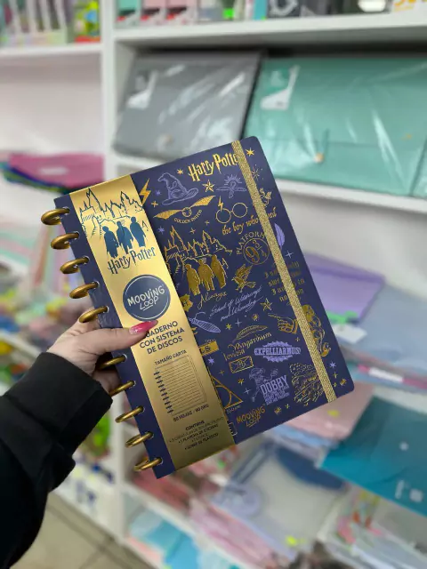 Cuaderno con Sistema de Discos Harry Potter CARTA - Mooving Loop