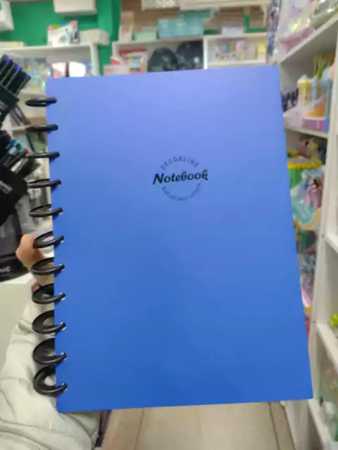 Cuaderno A4 Con sistema de discos Azul -Decorline