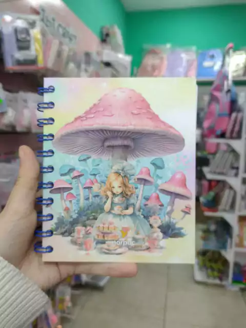Cuaderno A6 Tapa Dura rayado-Alicia- Conejo - Norpac - (copia)