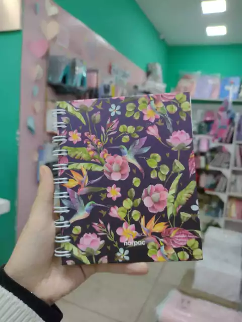 Cuaderno A6 Tapa Dura rayado-Fantasy Colibrí- Norpac