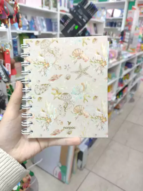 Cuaderno A6 Tapa Dura rayado-Fantasy Marino - Norpac