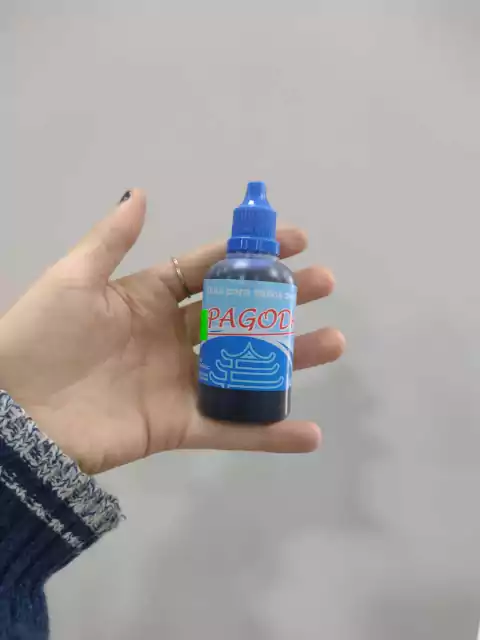 Tinta Para Sellos De Goma- Pagoda-Azul