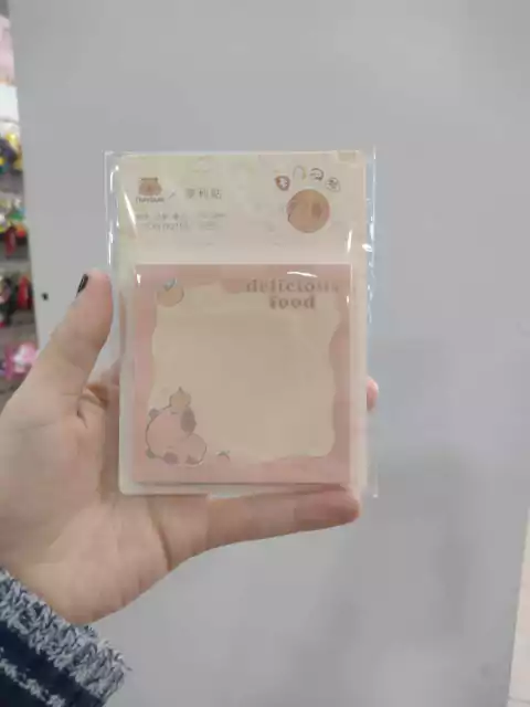 Sticky Notes- Capibara-Manzanas-75x75mm