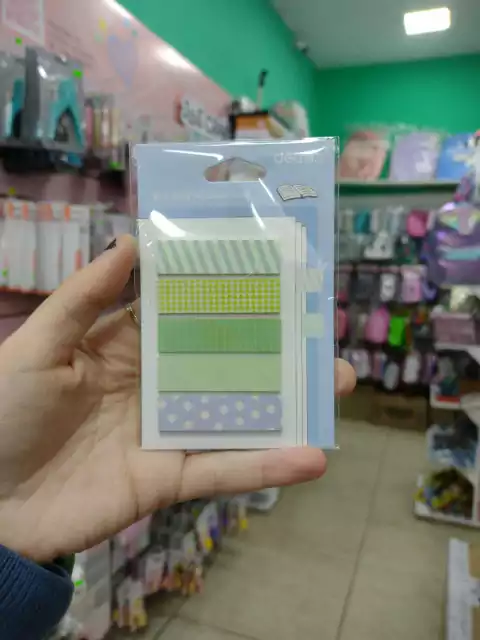 Banderitas Autoadhesivas - Deli-Verdes