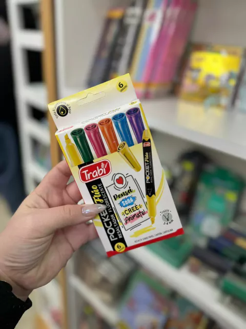 Resaltadores fluo Pocket - Trabi X6