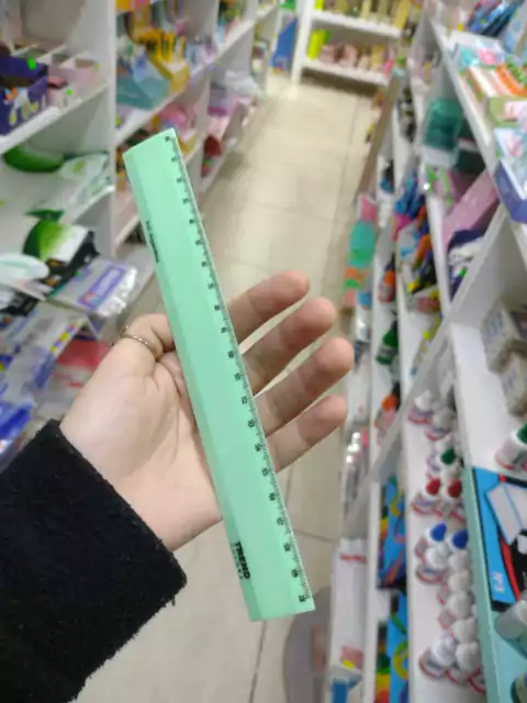 Regla Escolar 20cm- Trend colors- Naranja pastel - (copia)