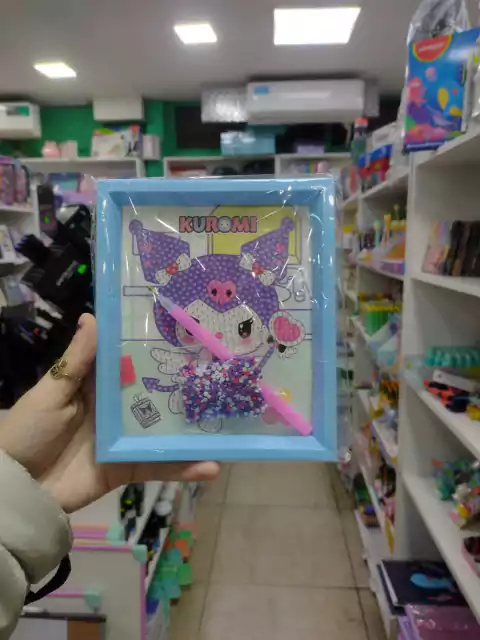 Pintura Diamante- Cuadrito - kuromi lila