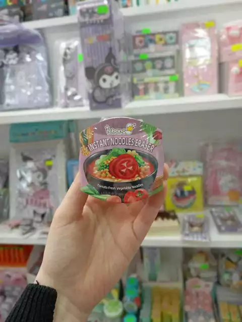 Goma de Borrar Instant Noodles - Rosa