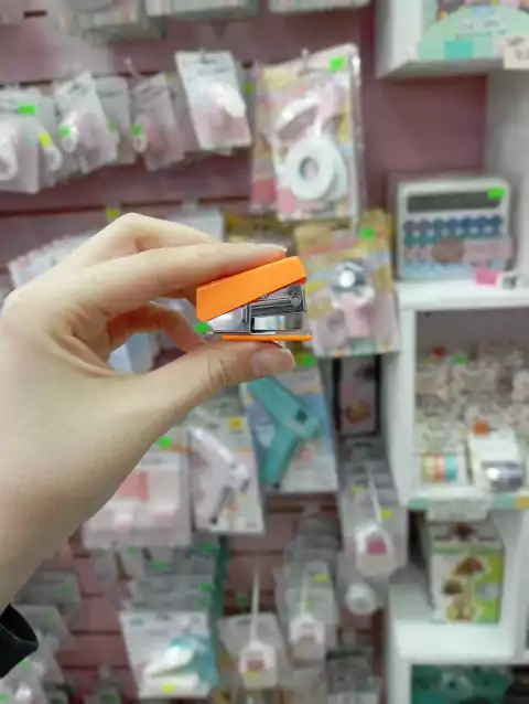 Mini Abrochadora Fluo - Kanex - Naranja