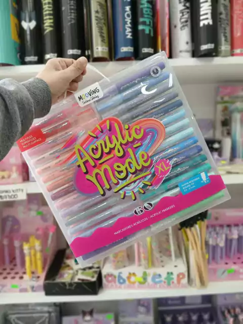 Marcadores Acrílicos - Mooving X60