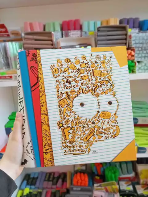 Carpeta Escolar Nro 3 Simpsons Bart- Mooving