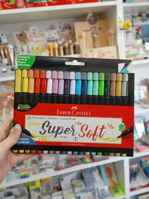 Marcadores Punta Brush X20- Faber Castel