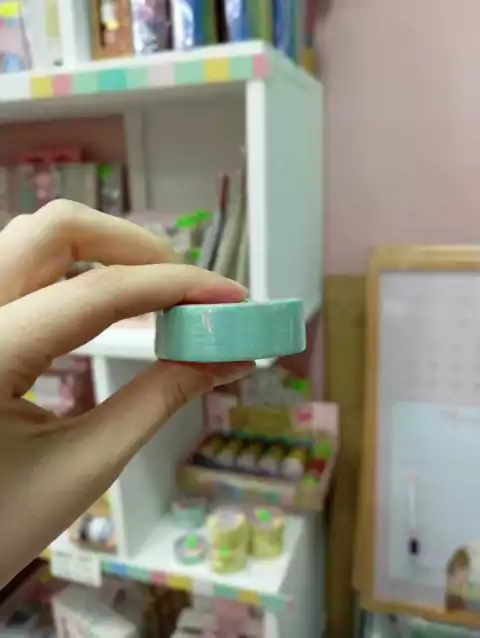 Washi Tape con Glitter Verde Pastel - Mooving