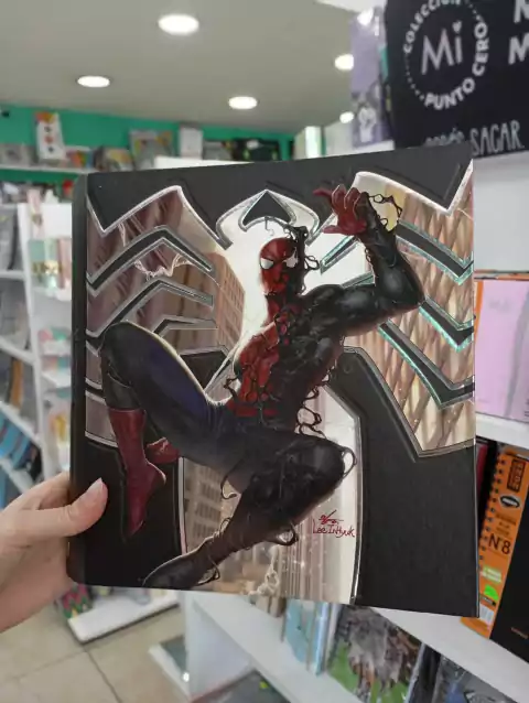 Carpeta Escolar Nro 3 Spider Man- Mooving
