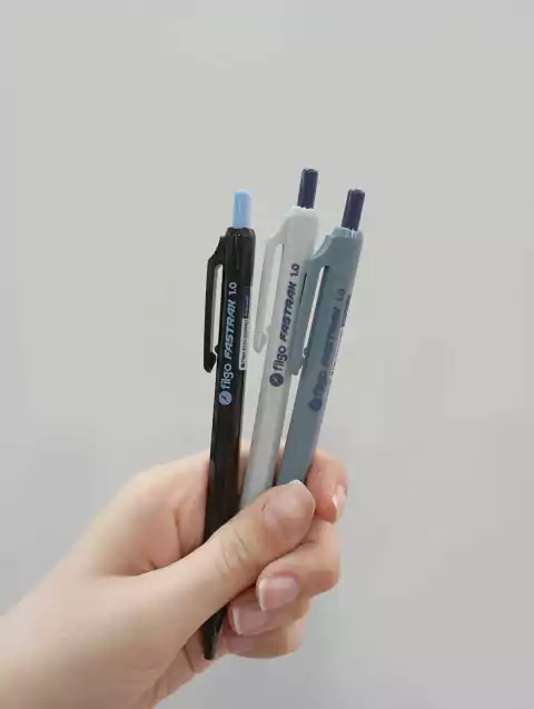 Lapicera Retractil Fastrak Neutro Tinta Negra - Filgo - Precio por Unidad