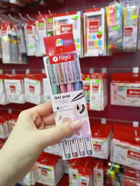 Lapiceras Gel Pop Milky x4 - Filgo