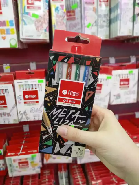 Roller Gel Pop Metalizado X6- Filgo