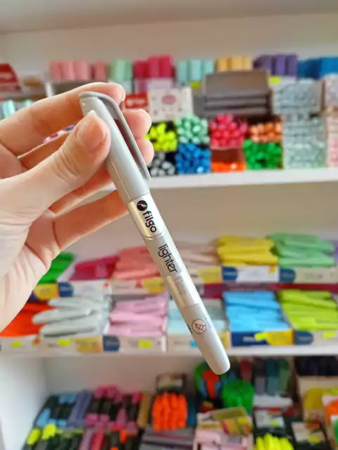 Resaltador Pastel- Filgo (Gris)