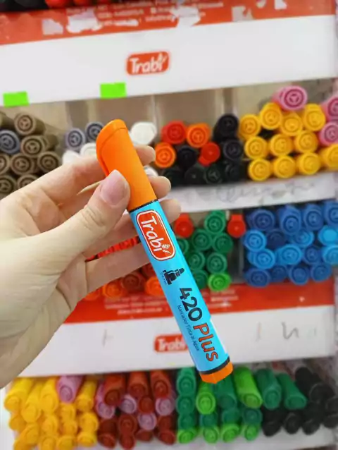 Marcador para Tinta al Agua - 420 Plus Trabi (celeste) - (copia)