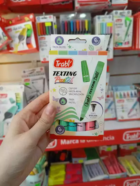 Resaltadores Texting Pastel - Trabi X6