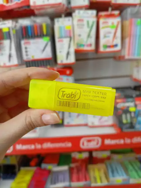 Resaltador Mini Fluo - Trabi (Amarillo)